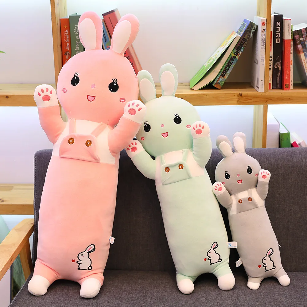 

Zqswkl 50/70/90/110/cm cute rabbit pillow long plush toy doll sleeping soft stuffed toys soothe birthday gift for girls