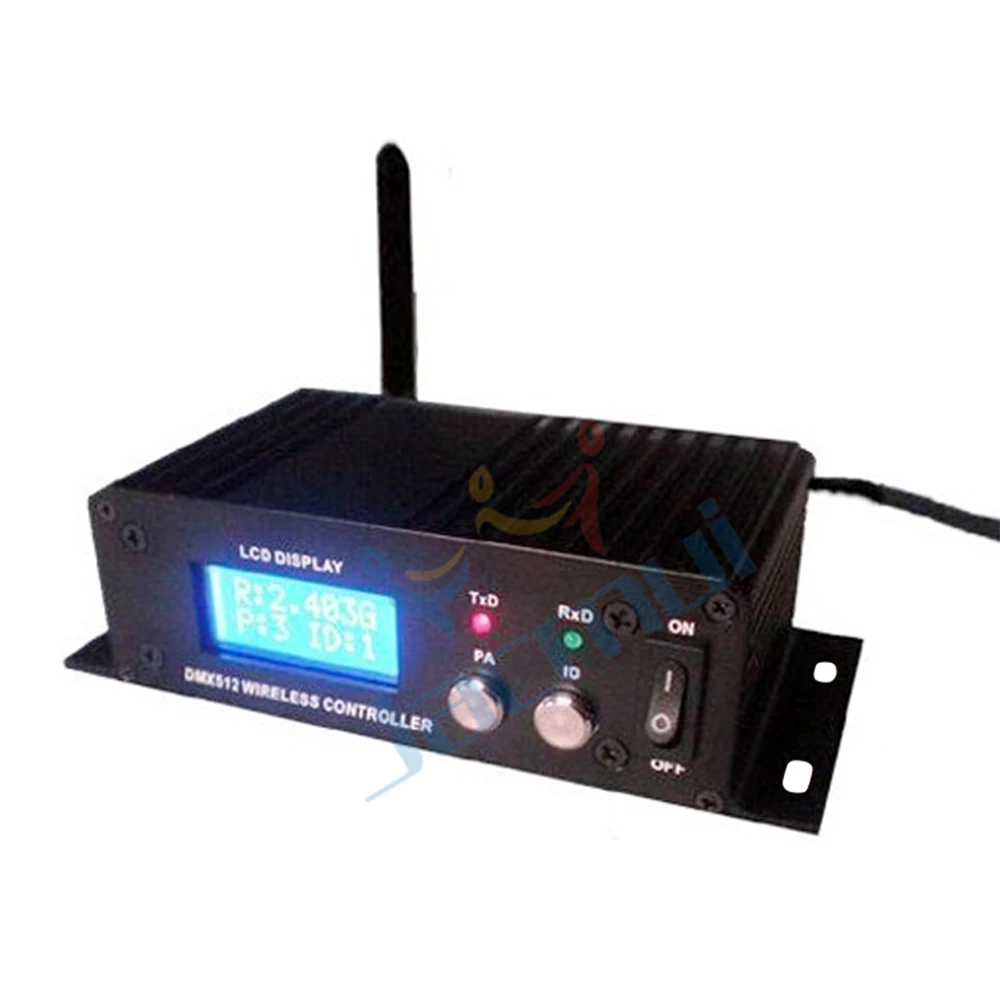 

New Wireless Dmx Controller 2.4G Wireless Receiver & Transmitter With Antenna Dmx 512 Signal Relay Wireless Lighting Controller