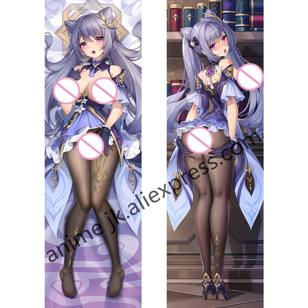 

Anime Dakimakura Genshin Impact Body Pillow Cover Case Keqing R18 Cosplay Double-Sided Hugging Pillow