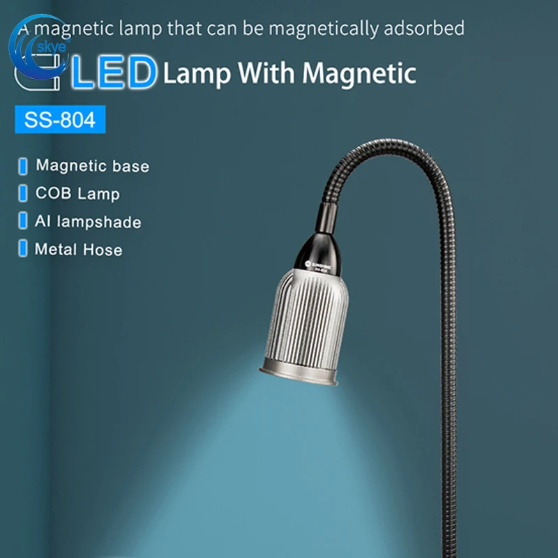 Мини светодиодный тная Светодиодная лампа SUNSHINE магнитная основа COB фитиль