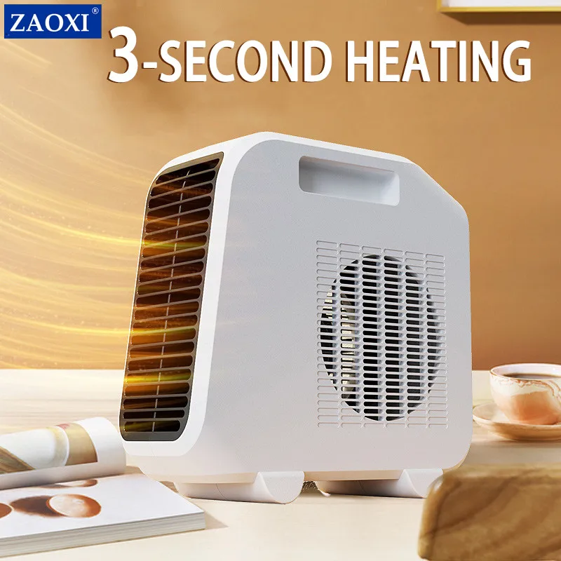 

Электрический мини-нагреватель ZAOXI PTC, керамический нагреватель, воздуходувка, безопасный портативный Настольный вентилятор, нагреватель для дома, офиса, басов, шумоподавление