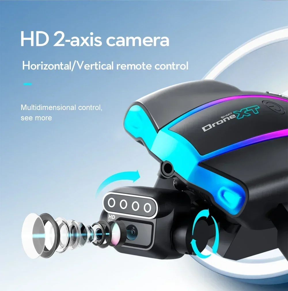 Дрон XT105 с функцией управления питанием от Wi-Fi FPV HD двойной камерой обзором