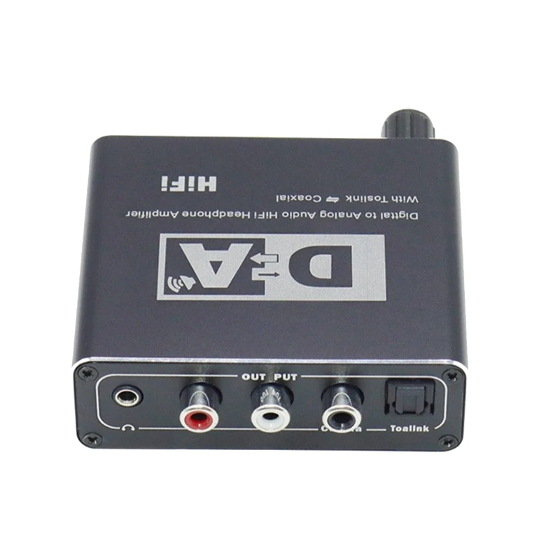

192KHz Hifi DAC Digital To Analog Converter 3.5mm Headphone Amplifier Adapter