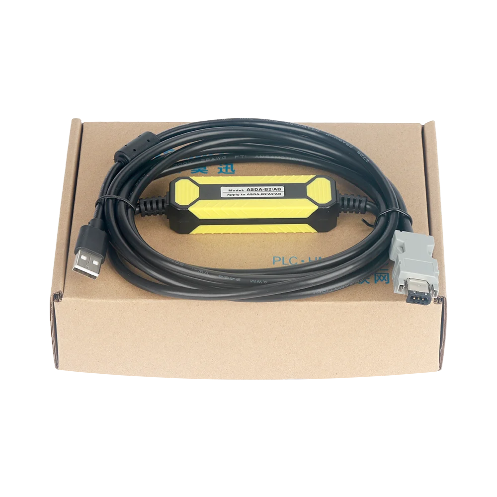 ASDA-B2/AB/A2 ASD-CNUS0A08 ASDA B2 для драйвера серводвигателя Delta кабель для отладки программирования и передачи данных ASDA-B2/AB/A2 ASD-CNUS0A08 ASDA B2 для драйвера серводвигателя Delta кабель для отладки программирования и передачи данных