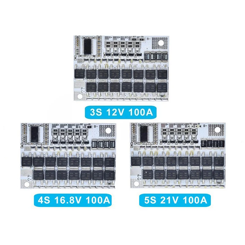 Защитная печатная плата для литий-ионных и литий-полимерных аккумуляторов 3s/4s/5s