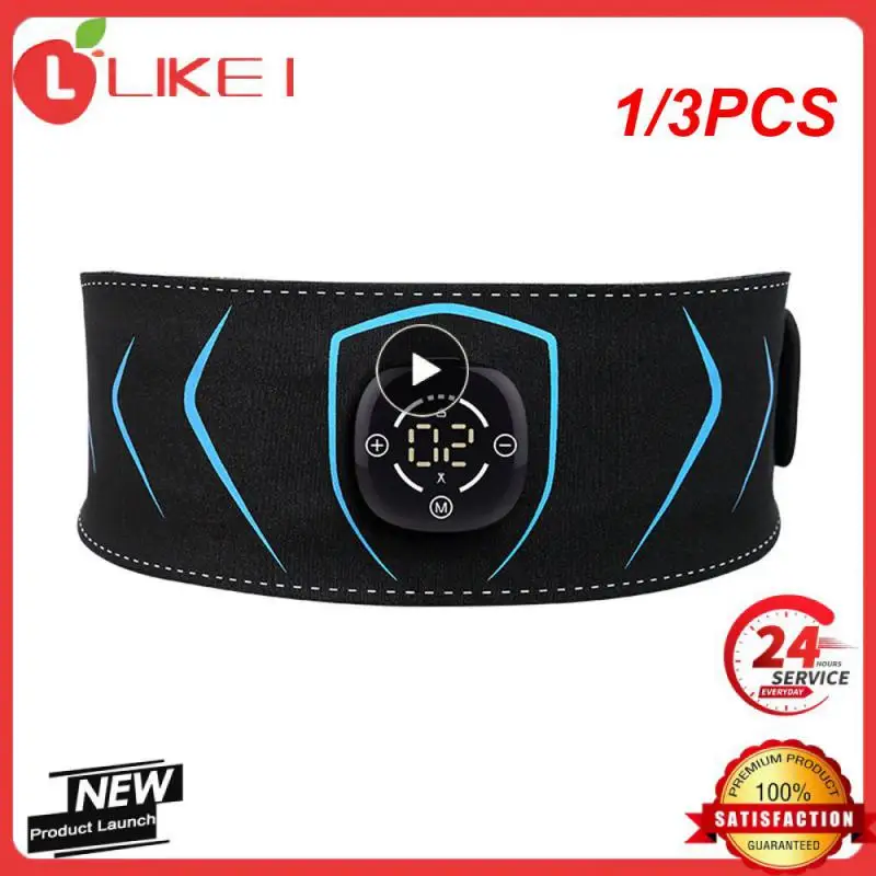 

1/3PCS Muscle Stimulator Trainer USB Electric Abs Toner Abdominal Belt Vibration Body Waist Belly Weight Loss Fitness Equipment