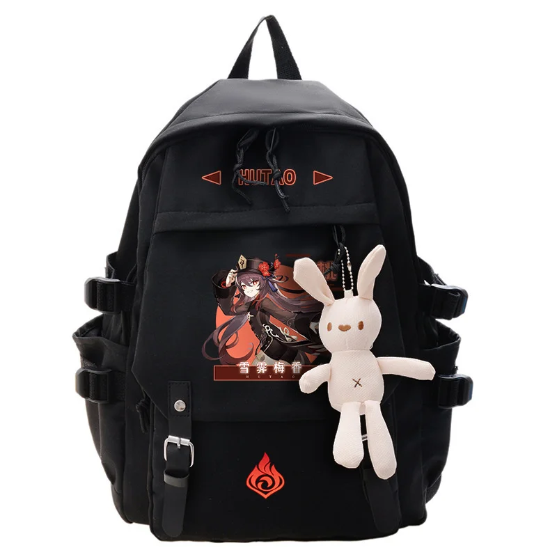 

Рюкзак аниме Genshin Impact Hu Tao Xiao для студентов, школьная сумка для книг, сумка для путешествий через плечо для девочек и мальчиков, подростков