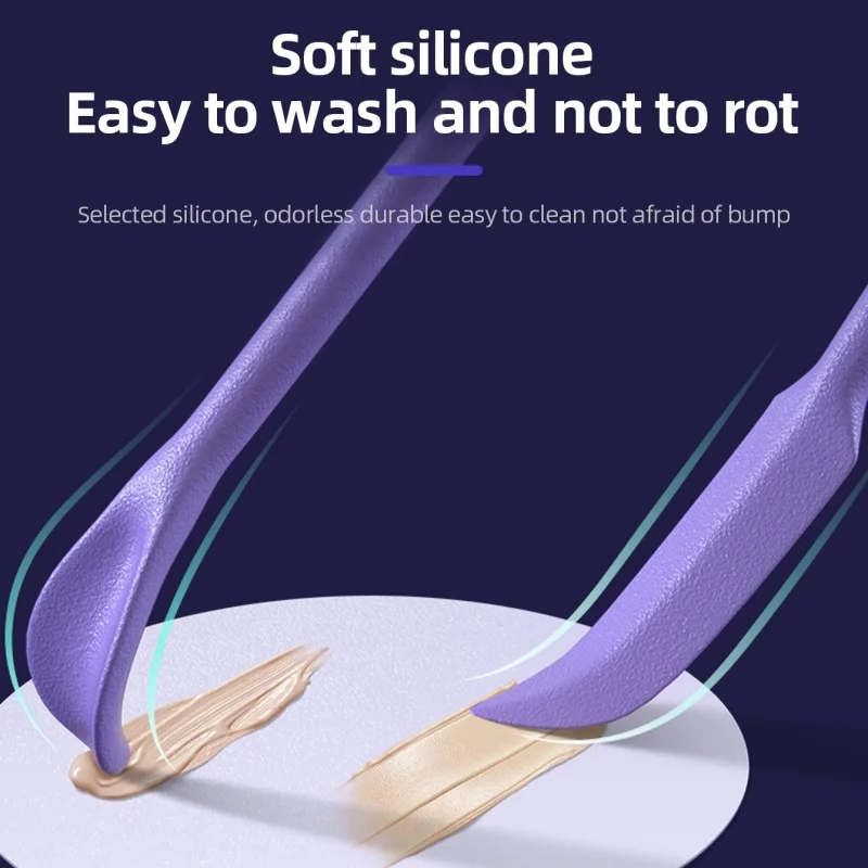 3 шт. силиконовый скребок набор кистей для макияжа мини-мягкая косметическая