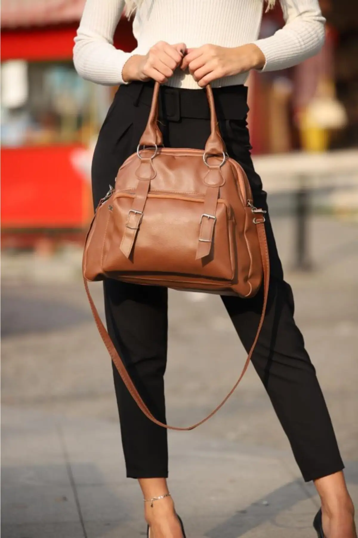 2021 new Style Women 'S Functional Special Design Faux Leather Multi-Compartment Modern Shoulder And Hand Bag