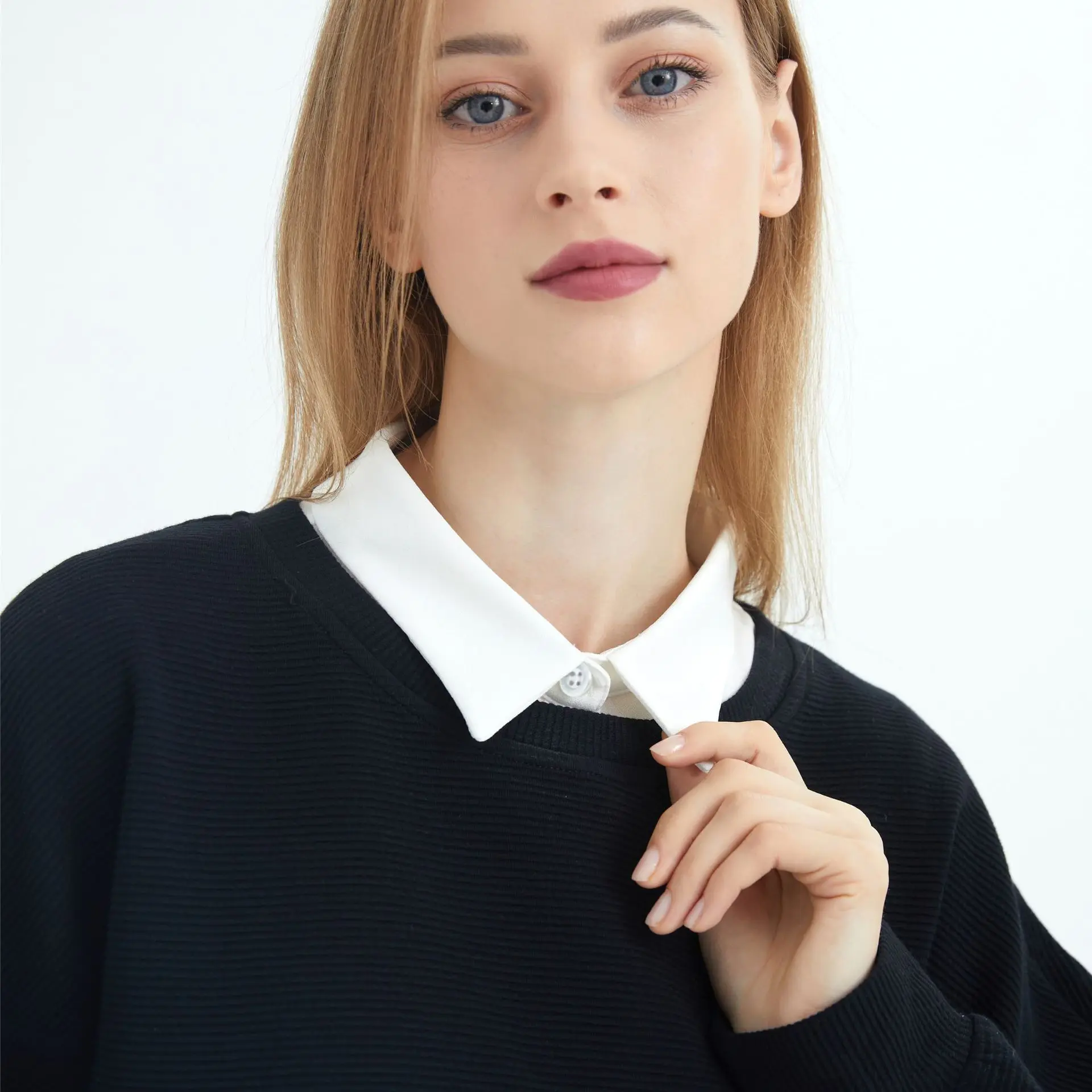 

Women Shirt Detachable Collar Female Business False Collar Ladies Clothes Decoration Shirt Removable Sweater Suits Fake Collar
