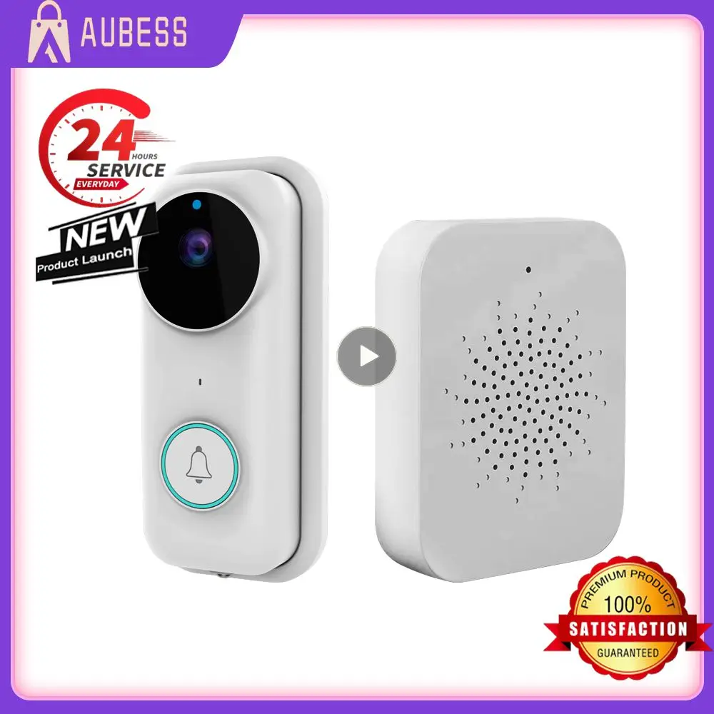 

Low Power Wifi Visual Doorbell Monitoring Doorbell Tuya Infrared Night Vision Intelligent Video Intercom Smart Home 5v 2a New
