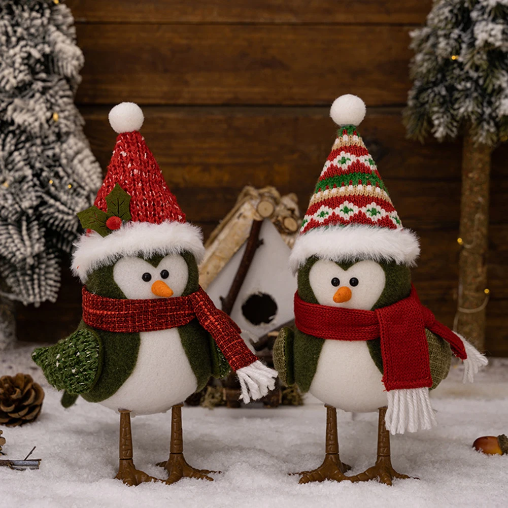 

Christmas Cartoon Birds Luminous Ornaments Personalized Holiday Party Decor For Bedroom Home