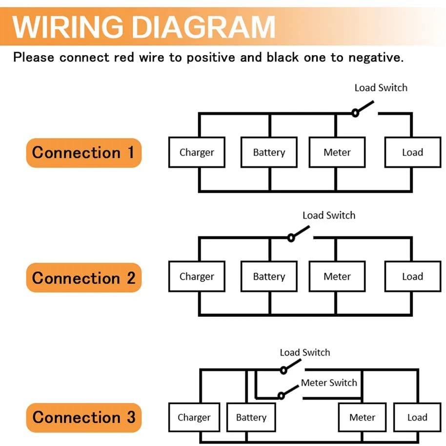 Измеритель емкости аккумулятора индикатор 12/24/36/48/60/72/84 В постоянного тока