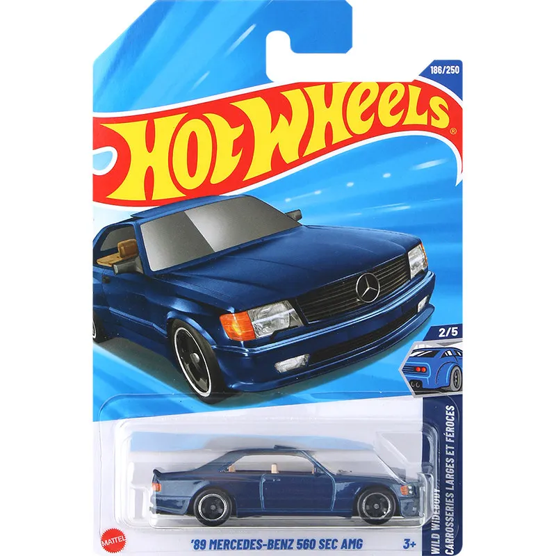 Фото Игрушечная машинка Hot Wheels, суперкар Hotwheels, модель Mercedes-Benz 560SEC AMG 1989 года, 25P, игрушки для мальчиков №2
