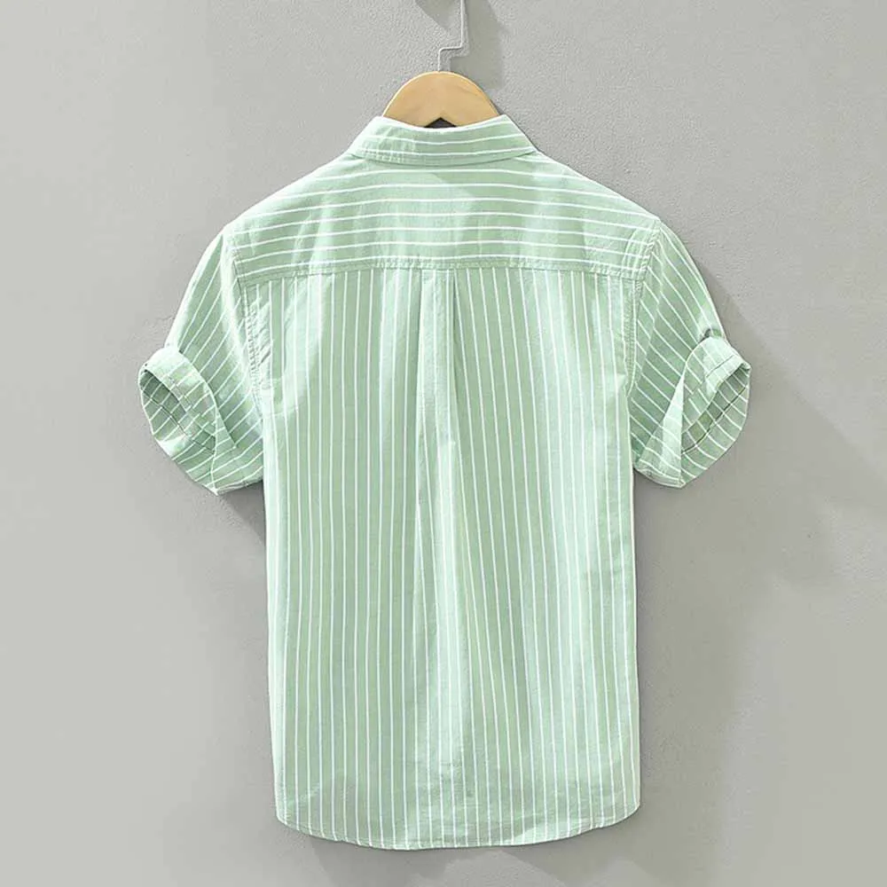 New Shirts for Men Clothing Slim Fit Shirt Men Casual Plus Size Wear Chemise Homme 3XL-M