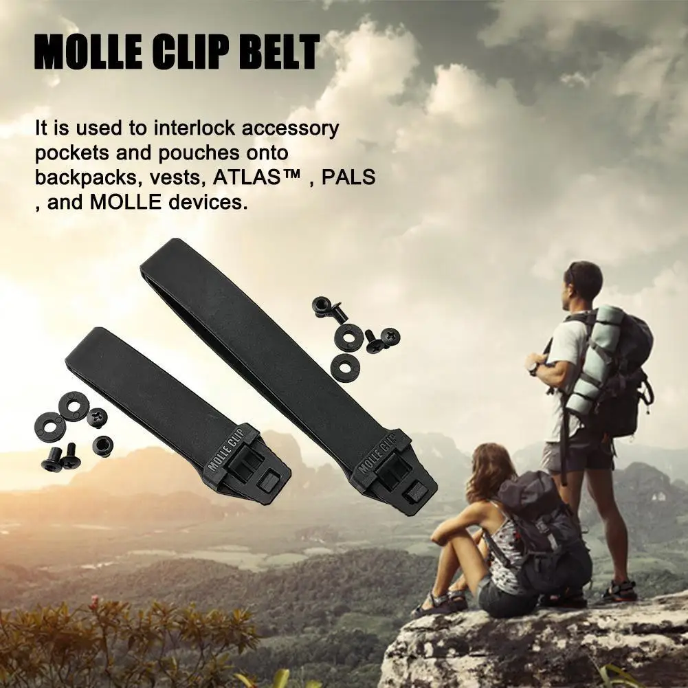 

1 Pc Molle Clip Belt Sub Package Quick Release Connecting Plug-in Buckle Board Short Accessories H1H6