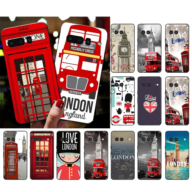 

Phone Case for Google Pixel 7 Pro 7 6A 6 Pro 5A 4A 3A Pixel 4 XL Pixel 5 6 4 3 XL 3A XL 2 XL Big Ben Telephone Box Case Funda