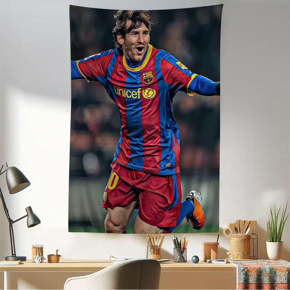 Аргентинская Футбольная звезда Meesi цветной гобелен настенные богемные гобелены