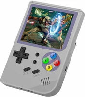 powkiddy v90 retro game console flip linux system handheld game console with16g built in 2000 games video game console for ps1
