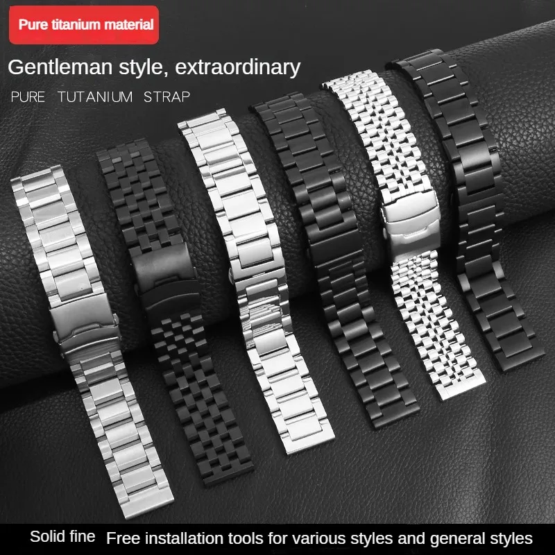 

Solid Steel Belt Is Suitable For EFR-303L/303D EQB-501 EFS-S500 Series Universal Interface Stainless Strap 18/20/21/22/23/24 mm.