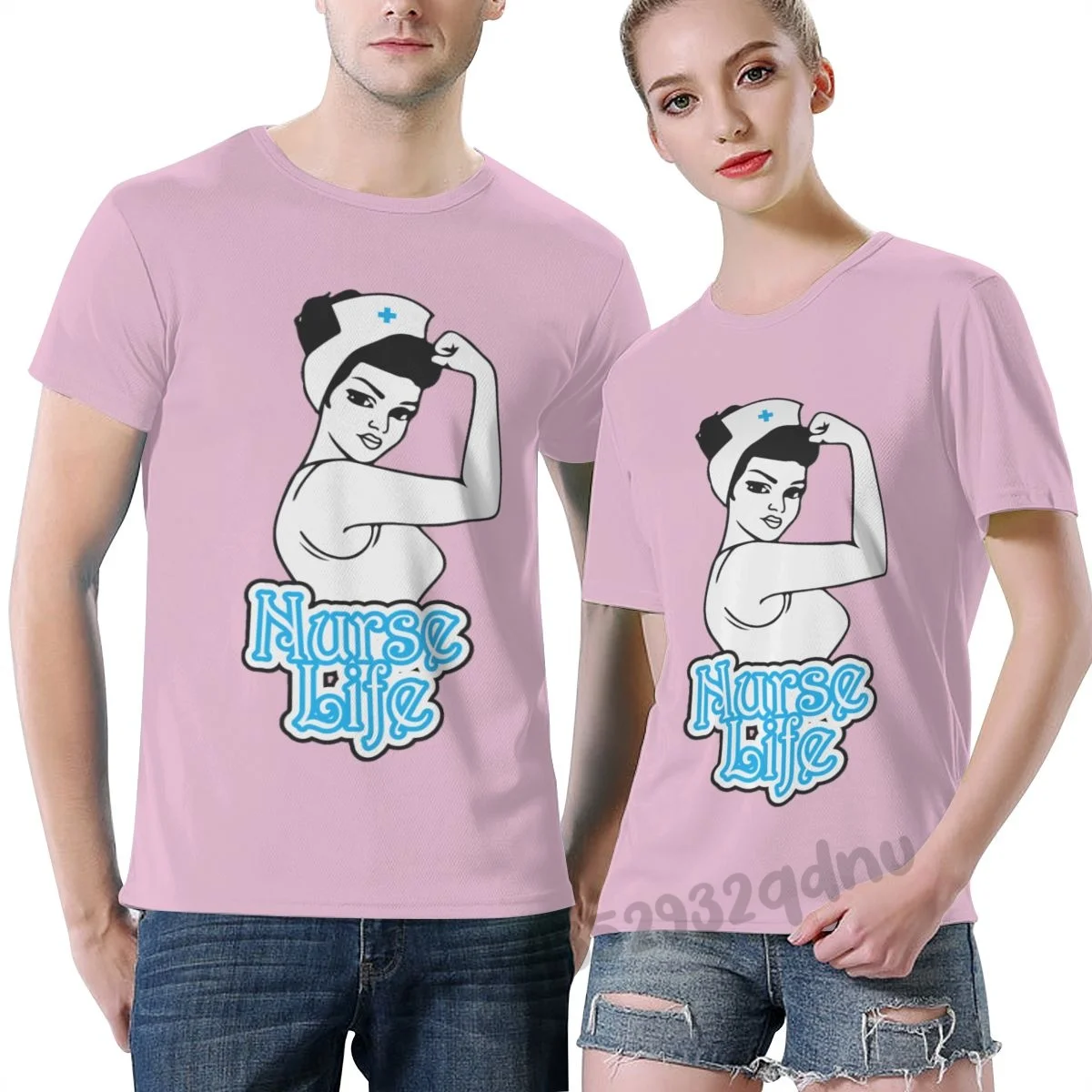 

Nurse Life -doctor And The Nurse Men jersey Pink T Shirt tshirt Women t shirt S