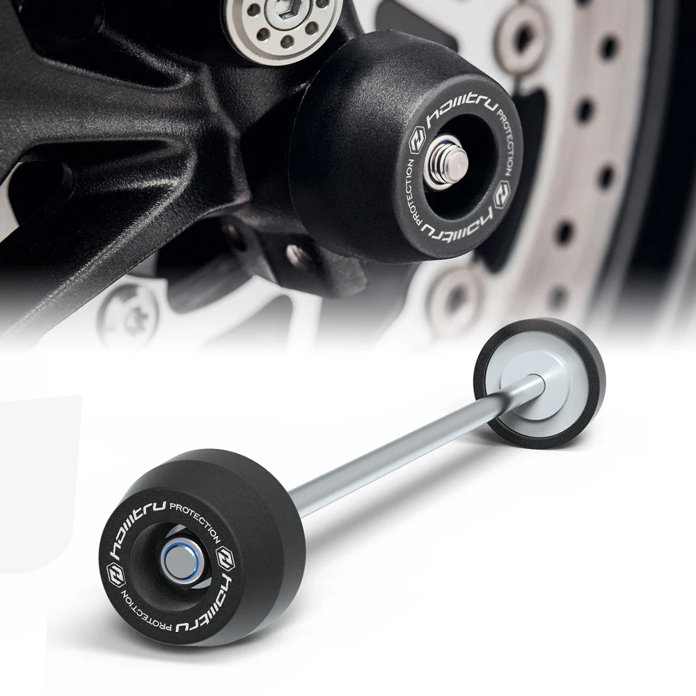 

Motorcycle Front Axis Cap Spindle Bobbins Protection for Triumph Trident 660 and Tiger Sport 660 2022-2023