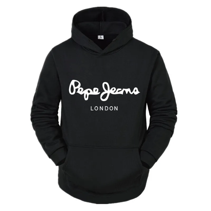 

Spring and Fall Stylish Pepe Print Hooded Sweatshirt Men's Streetwear Hot Pullover Long Sweatshirt Hooded Long Sleeve Fashion