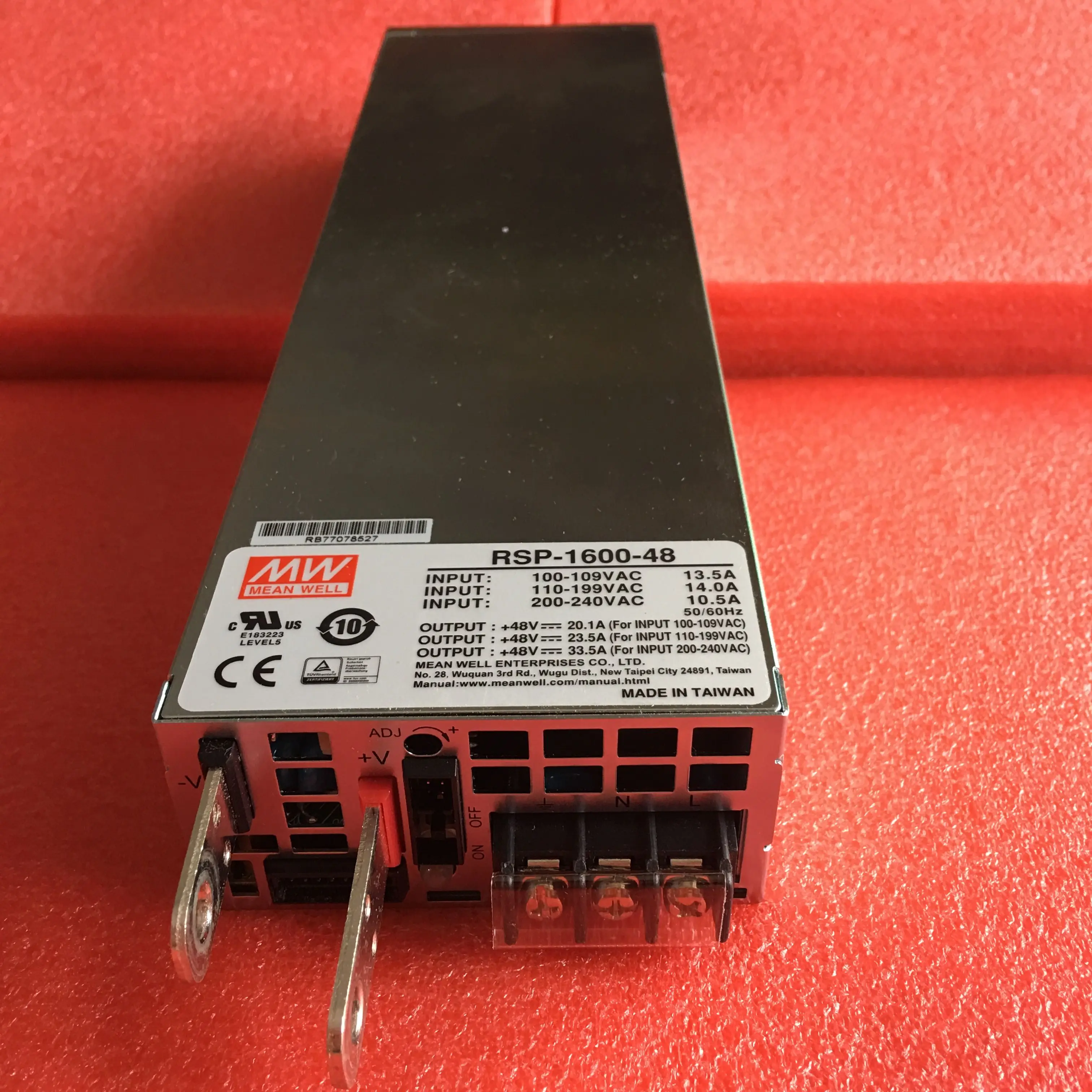 

MEAN WELL RSP-1600 импульсный источник питания 24 В, 12 В, 27 в, 36 В, 48 в параллельный с высокой мощностью PFC высокого качества