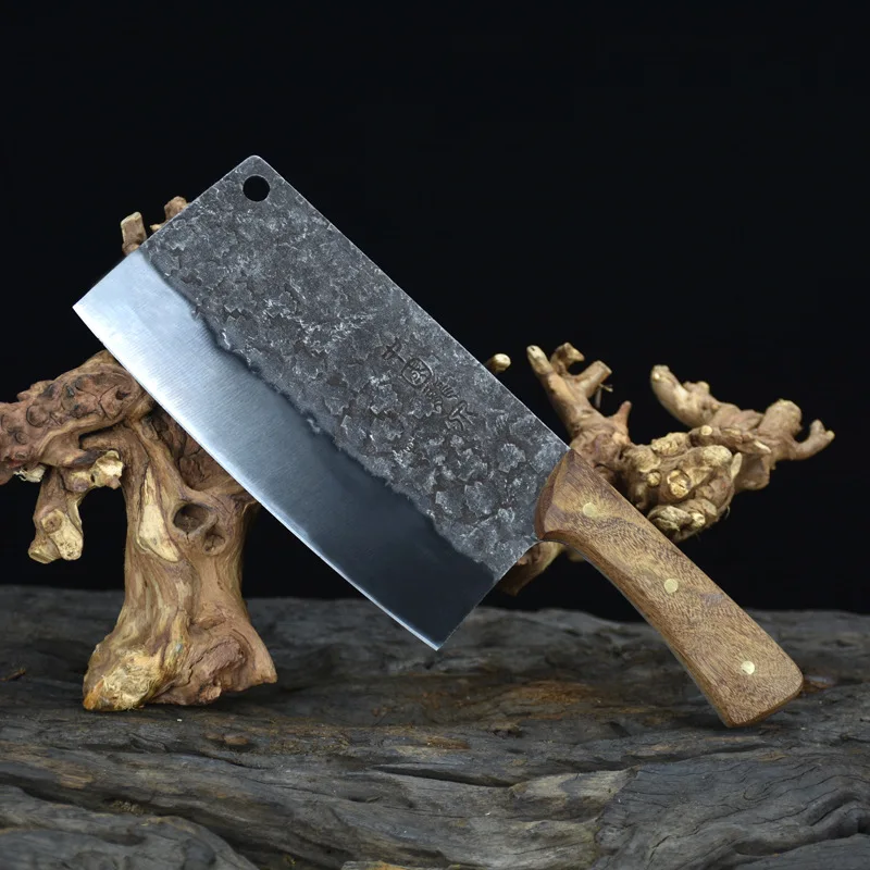 

Hanamde кованый нож Longquan 7,5 дюймов острый Профессиональный измельчитель для нарезки мясника кухонные ножи инструменты для костей мяса и птицы