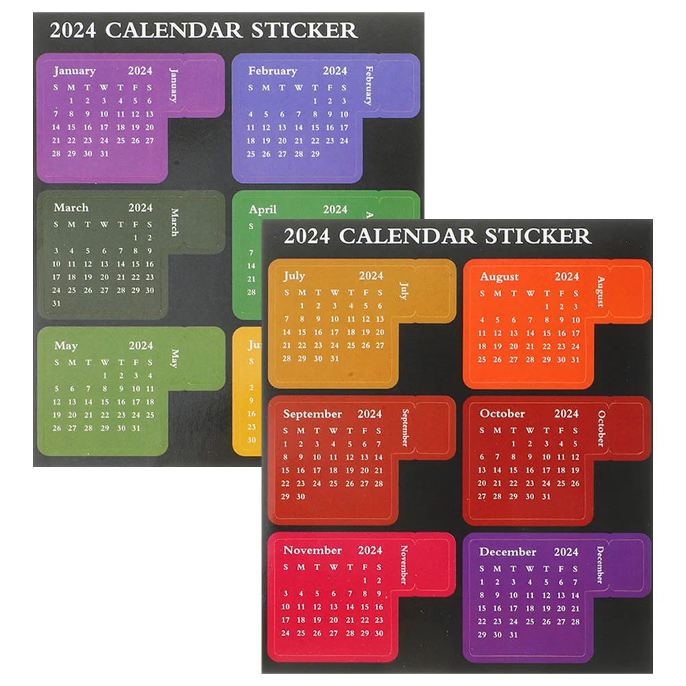 

Labels Calendar Printing Stickers Portable Paper Compact Book Tabs School Household Planner Office