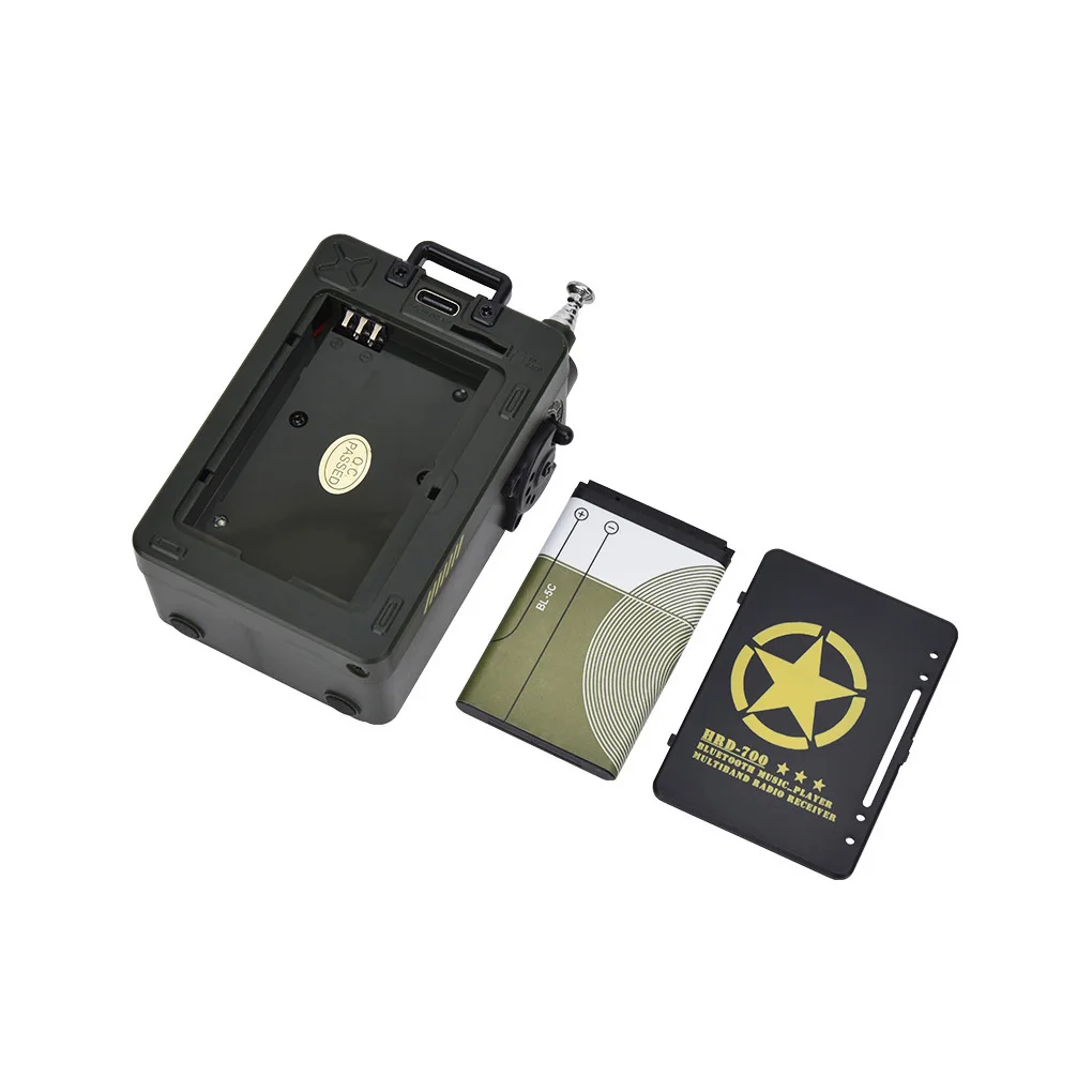 ABS-радио Bluetooth-совместимое с 5 0 радио портативная карта памяти питанием от