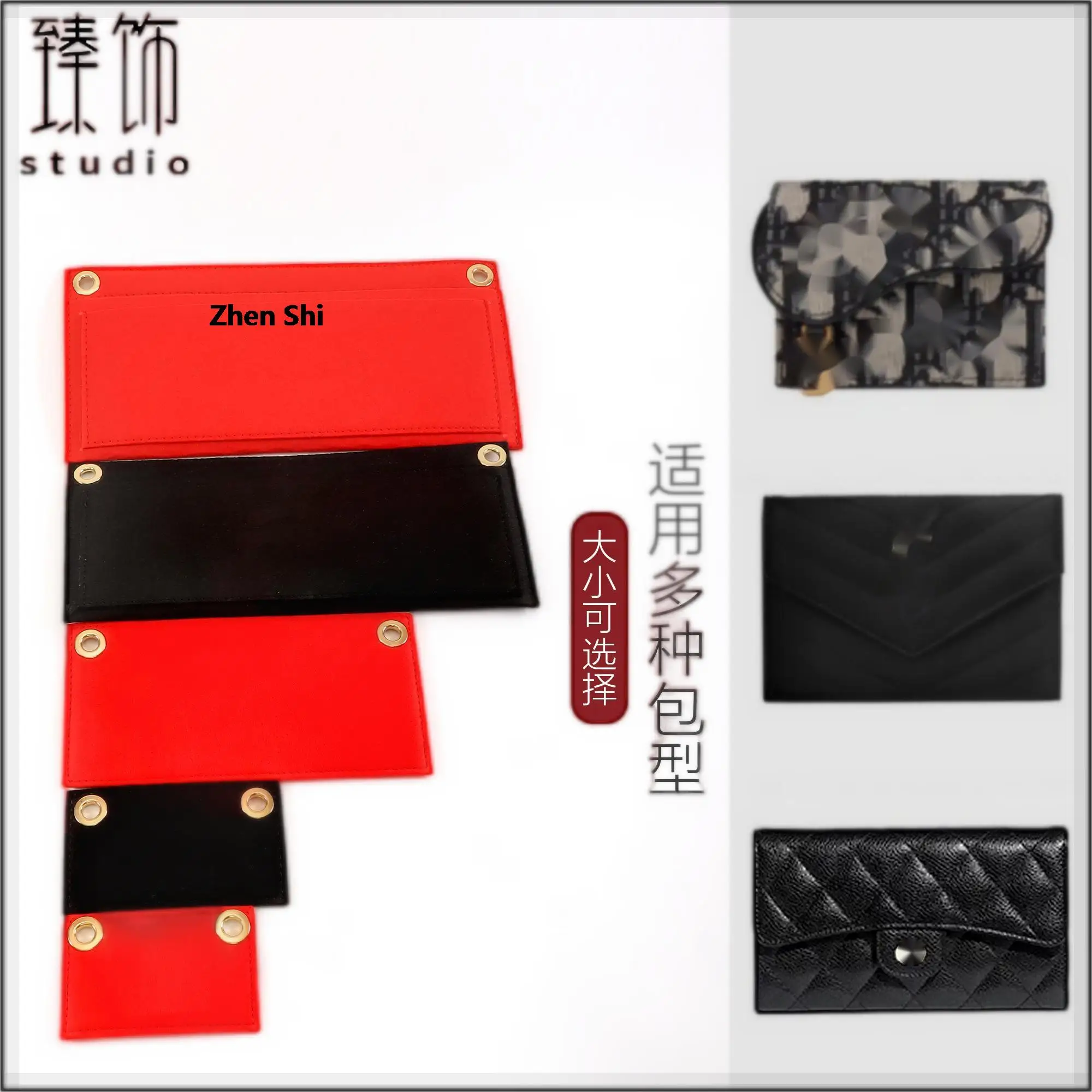 Non-injured purse transform felt inner liner card bag inner 