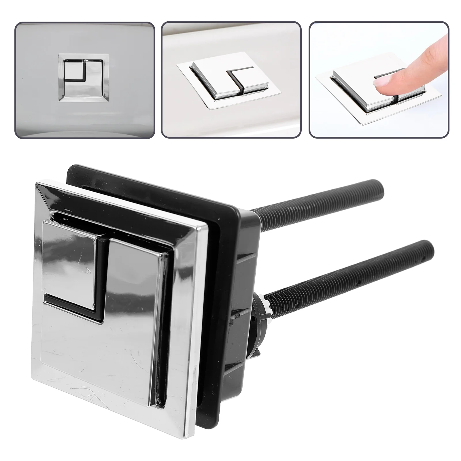 

Switch Button Switches Flushing Tank Buttons Toilet Dual Accessory Abs Push Cistern Plastic