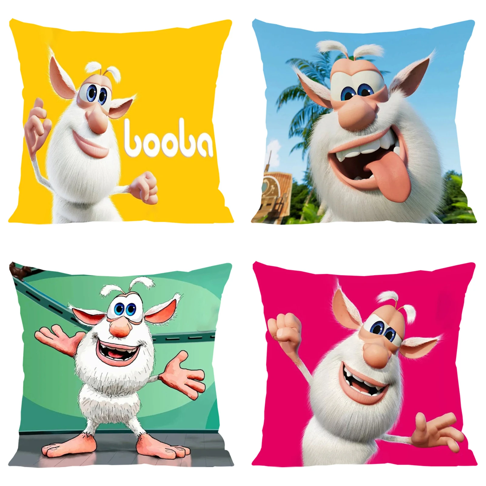 B-Booba Cushion Cover 50x50 Pillowcase 45*45 Decorative Pillow for Living Room Cushions Covers Bed Pillows Home Decor
