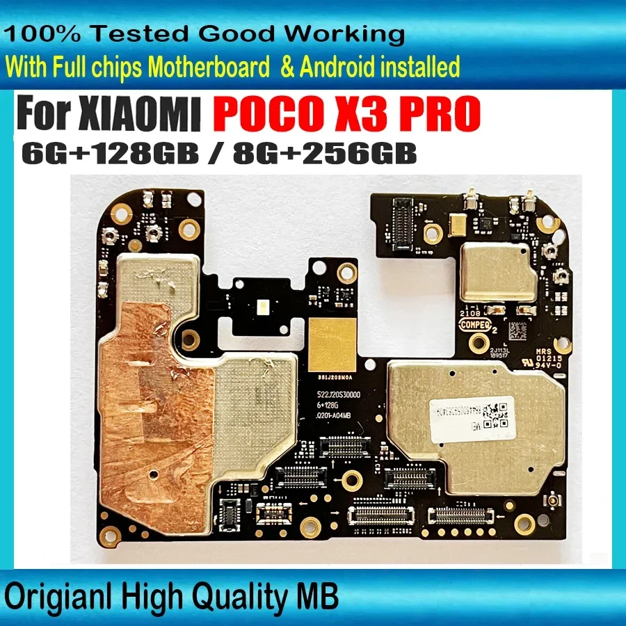 Полная работа для материнской платы Xiaomi MI POCO X3 PRO, логическая ...