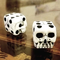skeleton dice scary novelty creative skull bone dice six sided skeleton club pub party board game game accessory