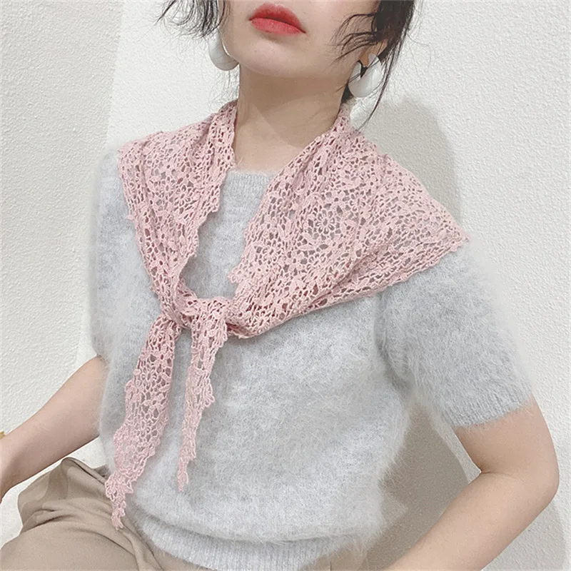 

Linbaiway 2022 женский полый тонкий кружевной ложный воротник, шаль, короткий ложный воротник, шаль, платье, воротник для девушек, съемный воротник...