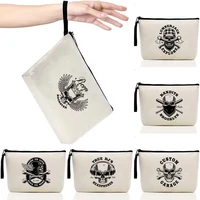 ladies new fashion cosmetic bag skull print series travel clutch storage phone wallet cosmetics portable storage bags