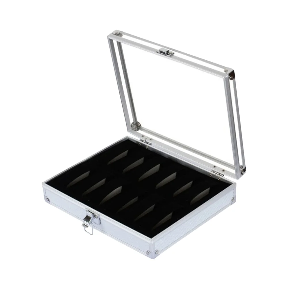 

12 Grid Aluminium Watches Box Jewelry Watches Display Storage Box