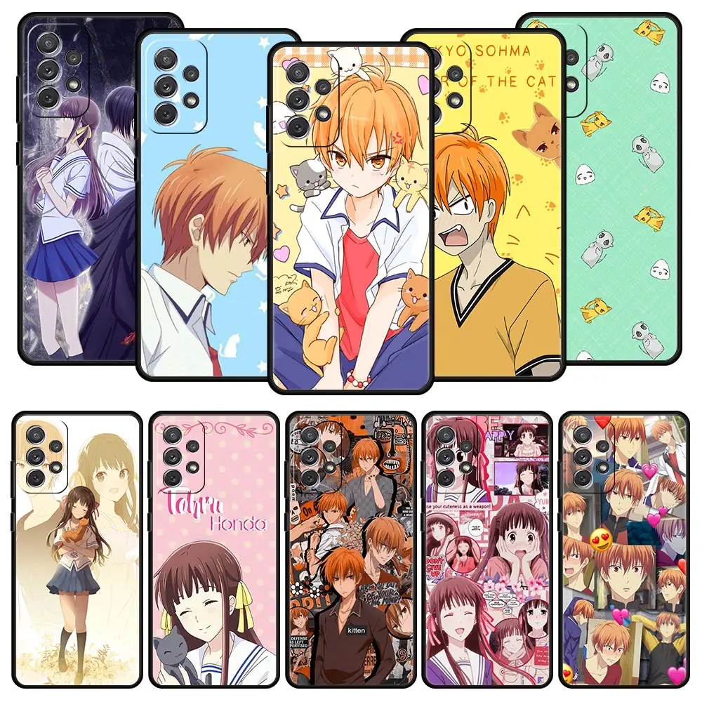 

Fruits Basket Kyo Sohma Anime Phone Case For Samsung Galaxy A51 A71 A41 A31 A21S A11 A01 A03S A12 M31 M22 A32 A52 A13 Soft Cover