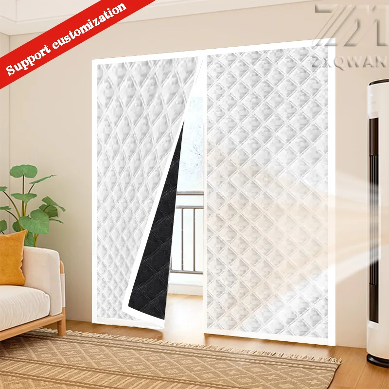 Теплая хлопковая магнитная дверная занавеска zxqwan