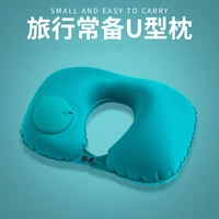 press office air pillow portable neck protection inflatable u shaped pillow