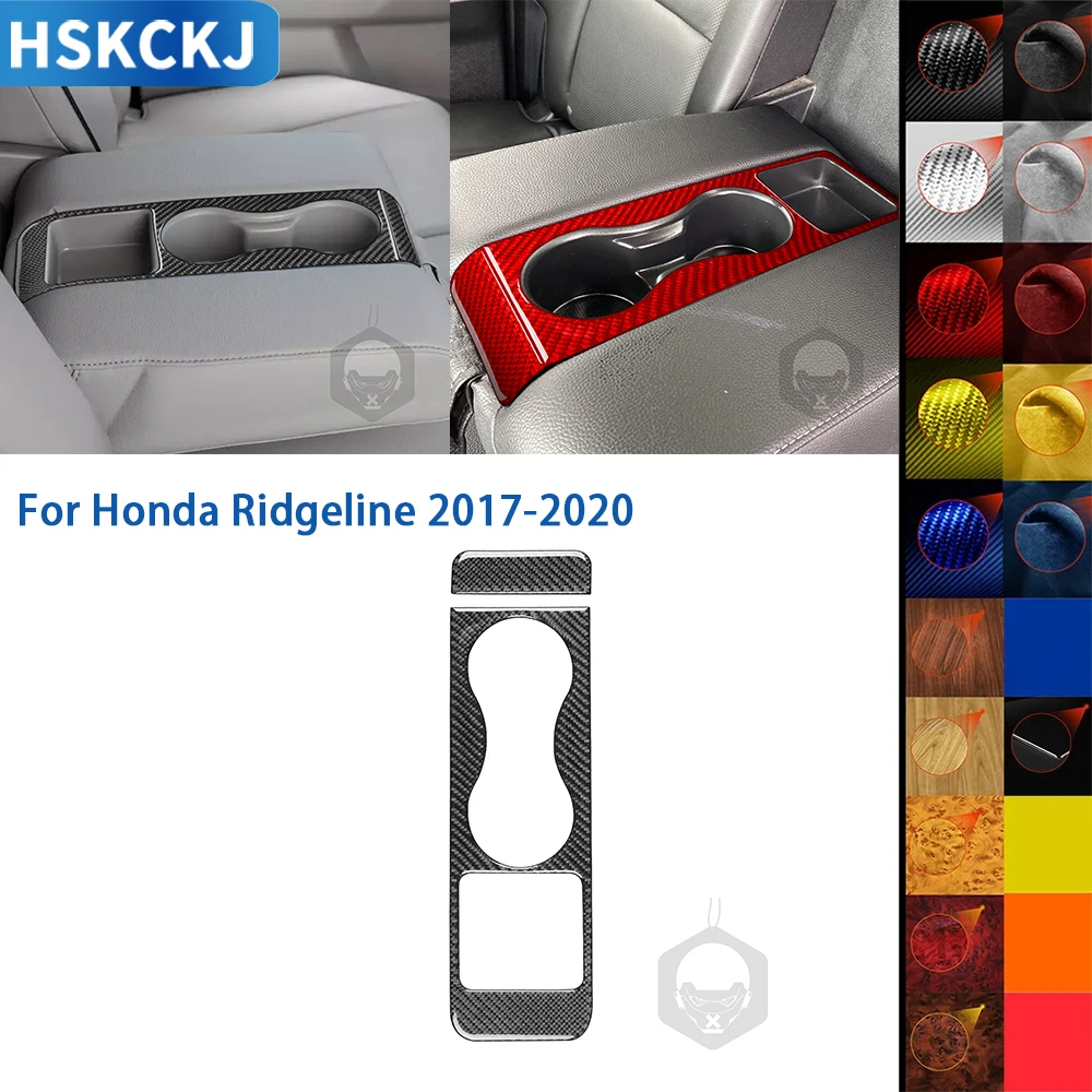 Для Honda Ridgeline Pilot 2017-2023 аксессуары из углеродного волокна для салона автомобиля