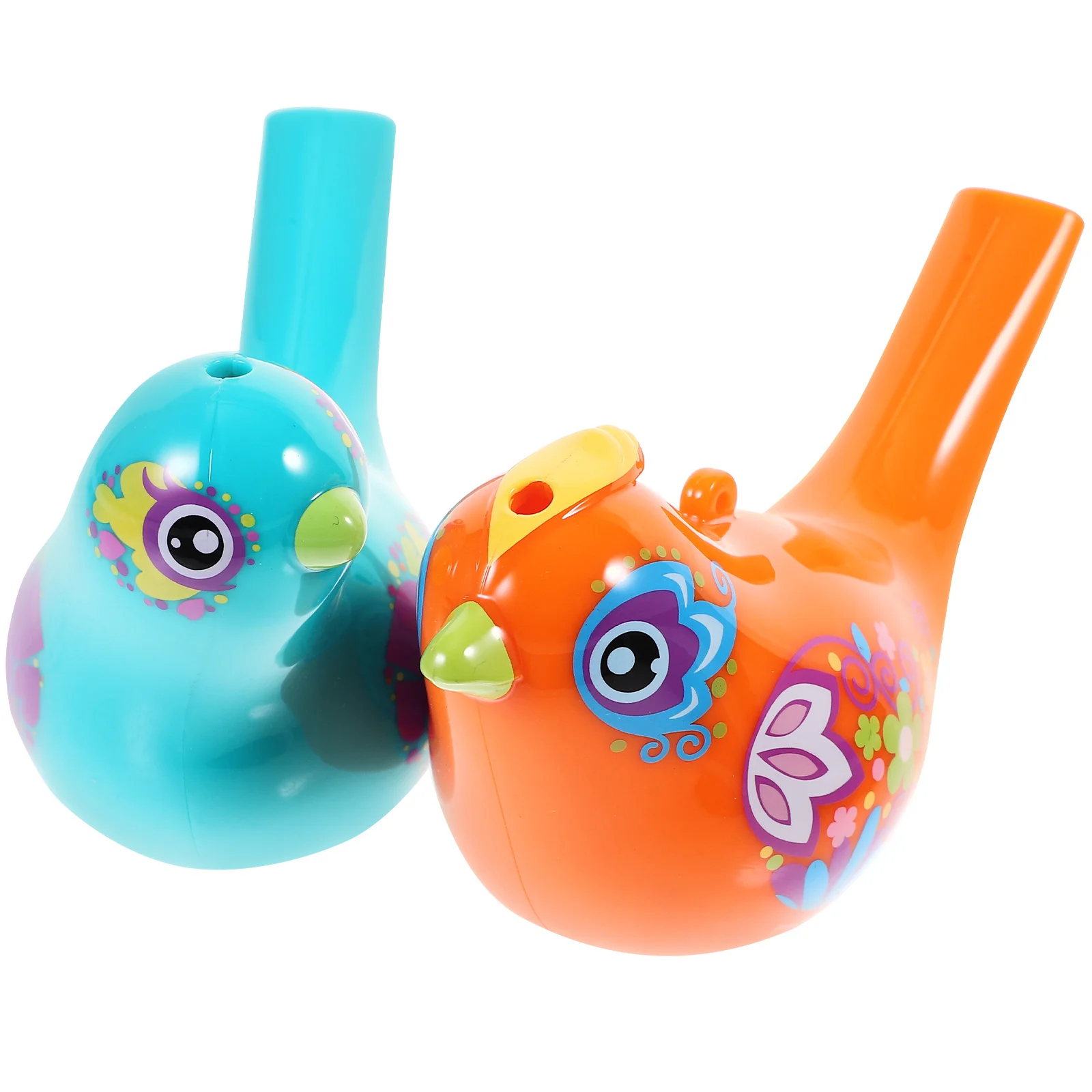 

2 Pcs Children's Whistle Bird Water Cartoon Toys Music Gift Noise Maker Birds Funny Shaped Painted Toddler