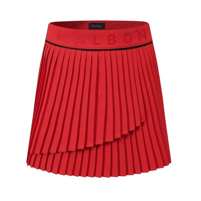 The new Korean golf women's short skirt golf irregular pleated skirt slim half-body skirt anti-flight