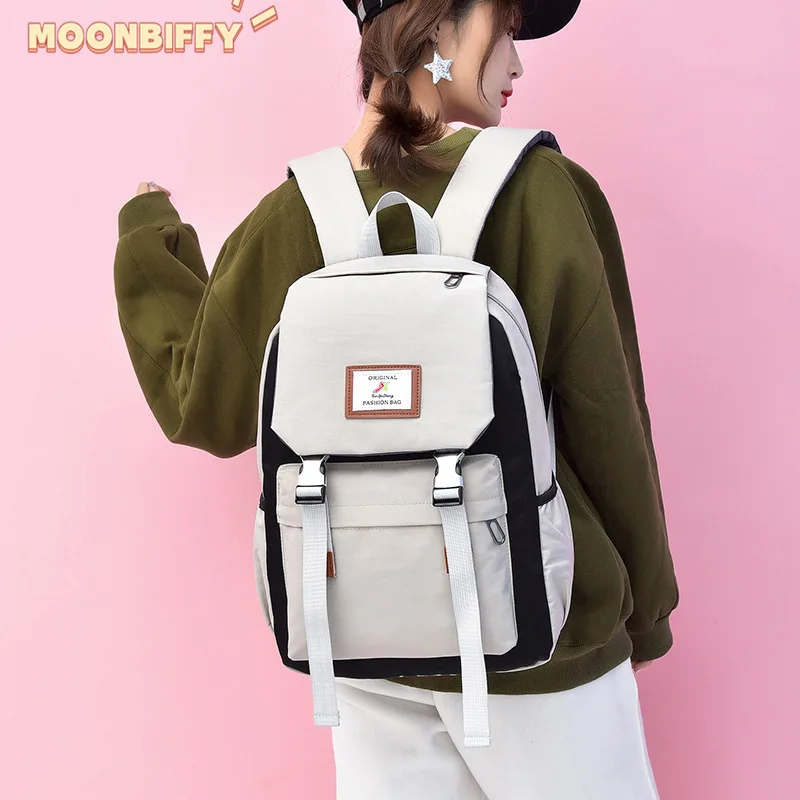 

Backpack Women's New Style Korean-style College Style Middle High School Students Fashion Vintage Version Large-Volume Casua