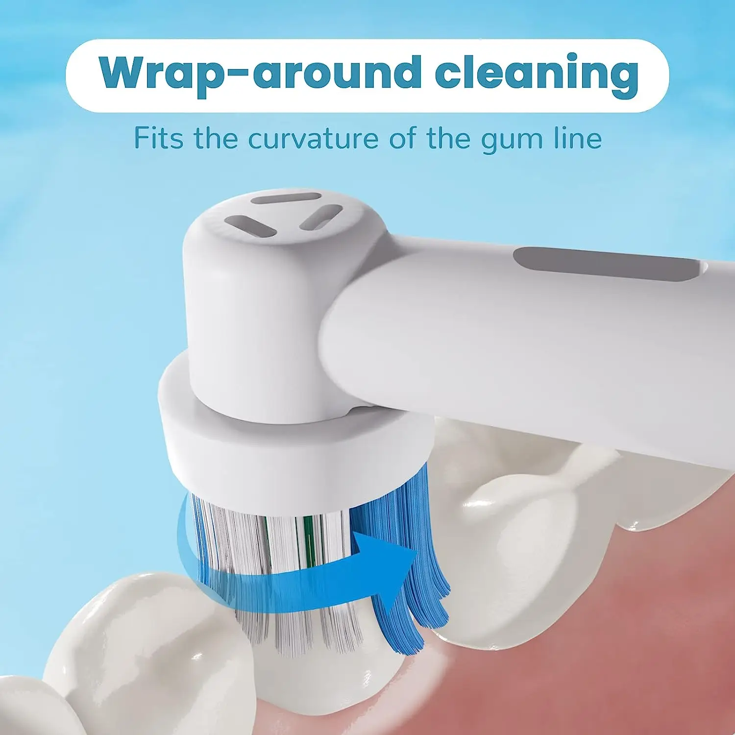 4/8/16 шт./упаковка сменные головки для электрической зубной щётки