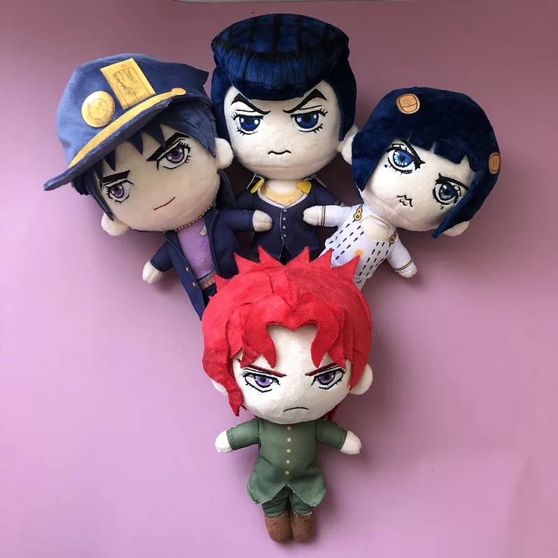 

20cm JAPAN Jojoss Bizarre Adventure Golden Wind Buccellati Abbacchio Fugo Yoshikage Kira Rohan Kishibe Josuke Joseph Kars Plush