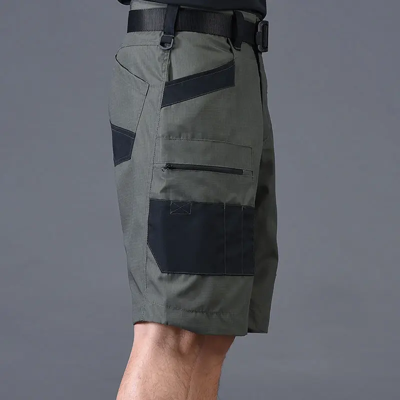 Летние водонепроницаемые тактические шорты-карго для улицы мужские камуфляжные