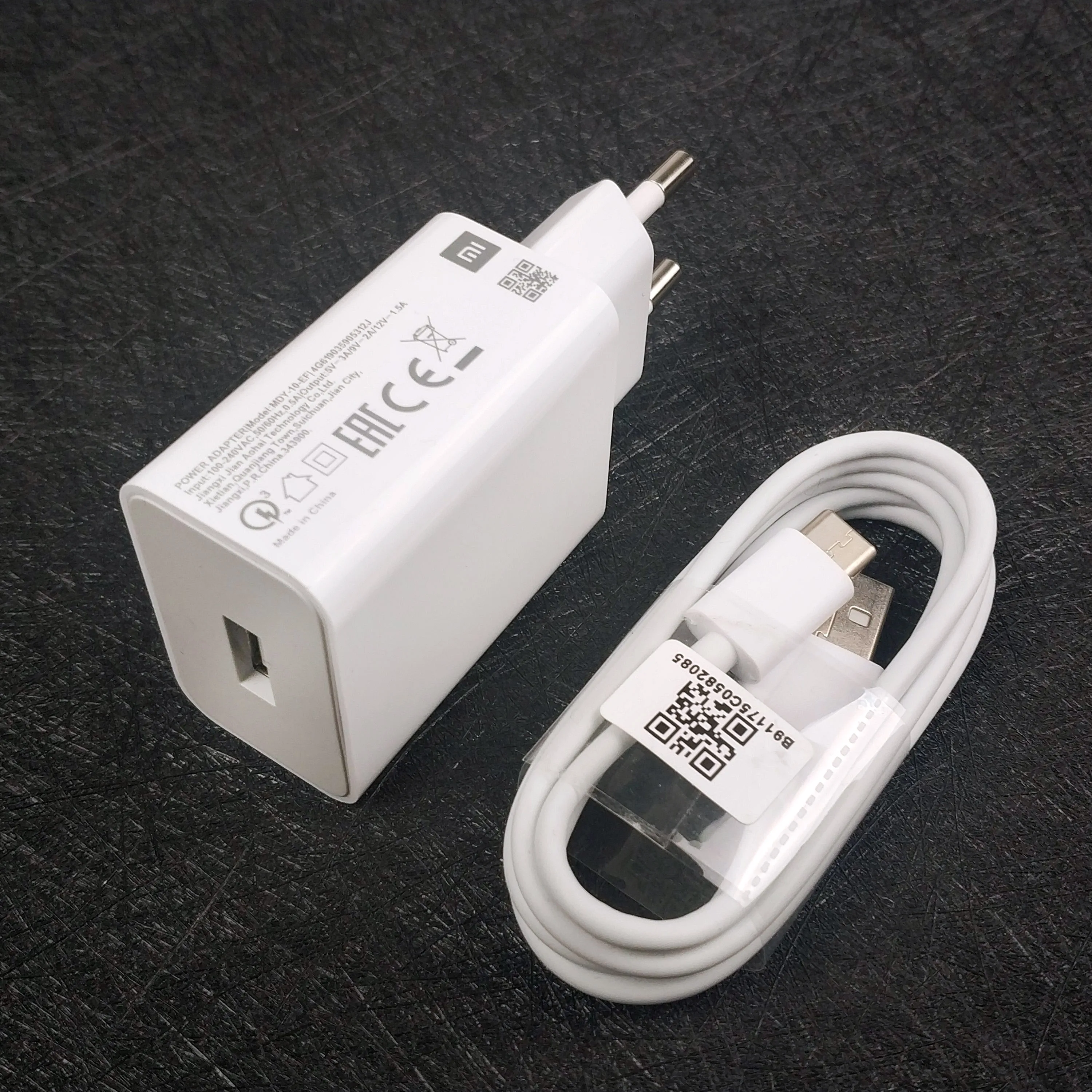 Оригинальное быстрое зарядное устройство для Xiaomi Redmi Note 9 18 Вт QC 3 0 с Usb-портом Mi A2 A3
